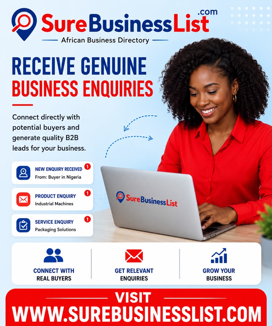 Surebusinesslist Unveil its Nigeria Business Directory